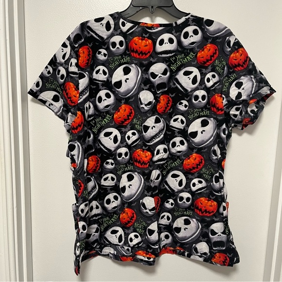 Disney The Nightmare Before Christmas Scrub Top 2XL - Picture 5 of 5